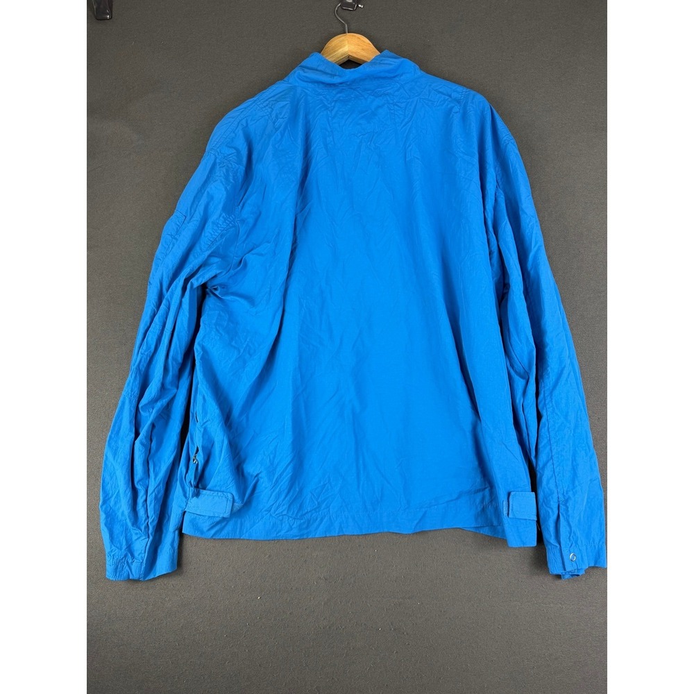 Polo Sport Ralph Lauren Mens Blue Windbreaker Jacket Performance XL Full Zip - Picture 2 of 5